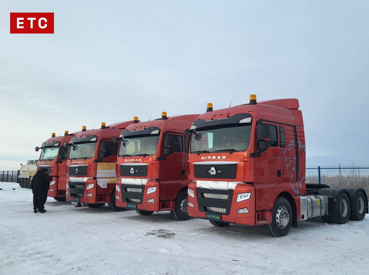 Передали клиенту 4 тягача SITRAK 6×4